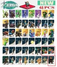 48pcs/set BOTW TOTK Zelda Tears of the Kingdom Mini NFC Cards for Switch 2 Wii U