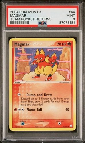 Magmar graded PSA 9 for sale on eBay