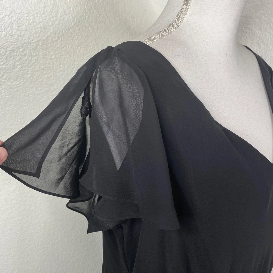 Vestido Vintage S. L. Moda Asimétrico Floral Bordado Capricho Hada 18 Foto 4 de 4