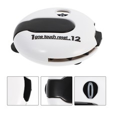 Mini Score Counter with Hat Clip Portable Sports Scoring Device (White)