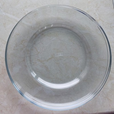 Vintage JAJ Pyrex Klarglas Essteller (3er Set)