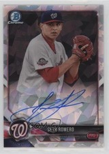 2018 Bowman Chrome Prospect Atomic Refractor /100 Seth Romero #CPA-SR Auto 0o8o