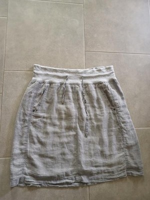 Women Marc Cain Skirt Grey Cotton 44