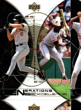 2000 Upper Deck Hitter's Club Generations of Excellence Complete Set 1 - 10