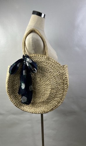 Maud Fourier Paris X Anthropologie Straw Tote Bag