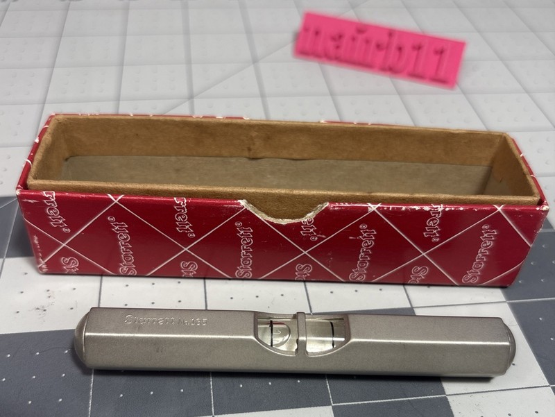 Starrett 3.75” Pocket Level Machinist Tool USA