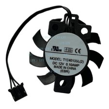 1pcs cooling fan T124010SL 2 DC12V 0.10A 3-wire 27x27x14mm cv