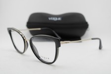 NEW VOGUE VO 5388-L W44 BLACK SILVER AUTHENTIC EYEGLASSES 55-17