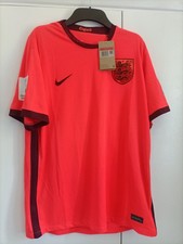 MAILLOT DE FOOTBALL ANGLAIS EXTÉRIEUR GRANDE TAILLE 44 POUCES NIKE MAKE NEUF AVEC ÉTIQUETTE