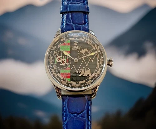 BEAUTIFUL VINTAGE ROLEX LEVER MOVEMENT IN A NEW QUALITY CASE, FULLY SERVICED.