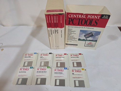Vintage Central Point PC Tools Utility Software V7.1 Full Kit - Picture 4 of 12