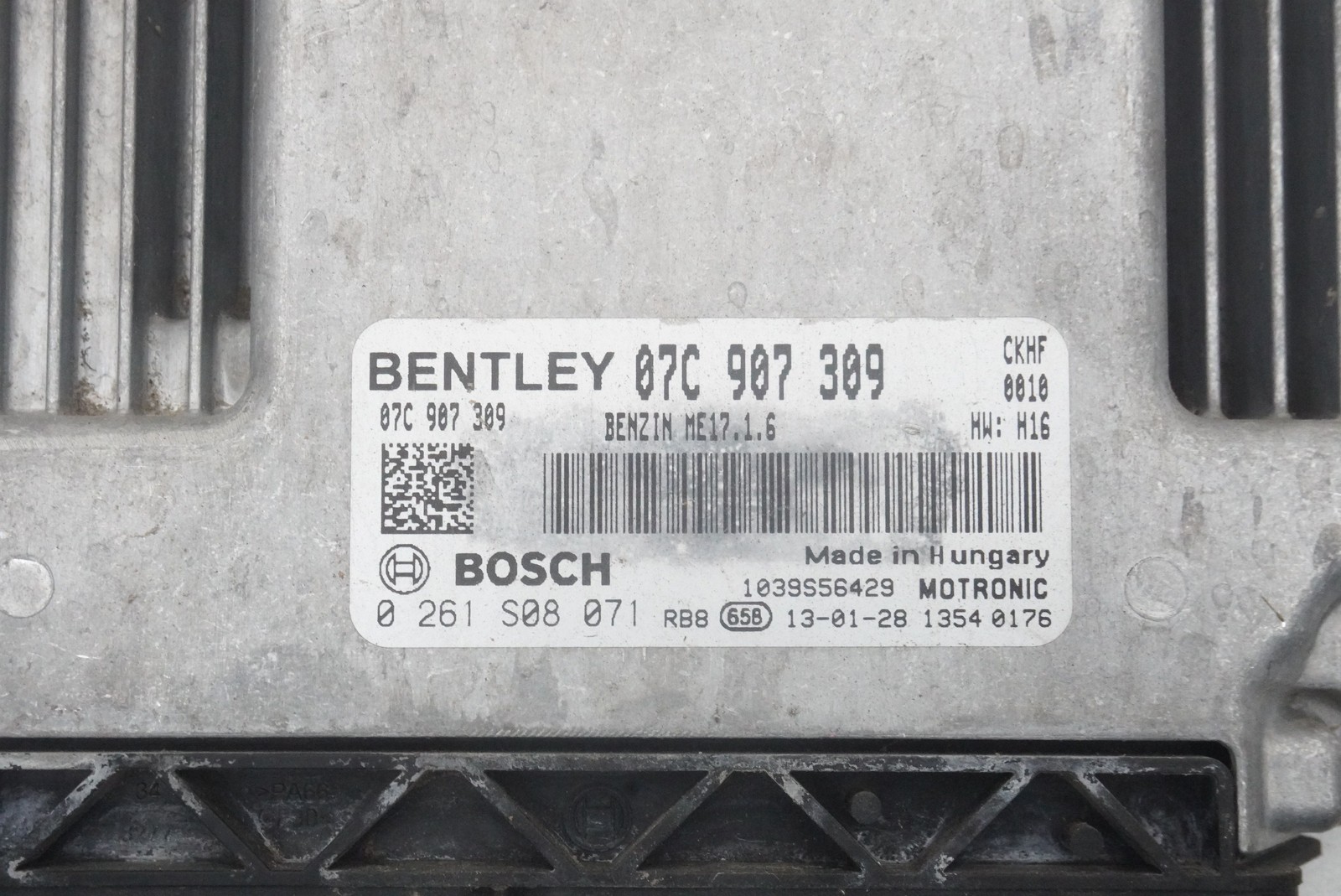 Bentley Continental GT 2011-2018 Engine control unit P/N 07C907309