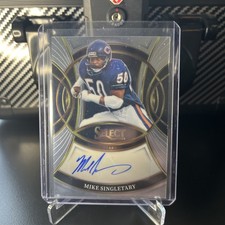 Panini Select Prizm Mike Singletary Auto Signatures Silver #SP-MSY 2025