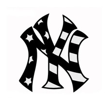 Vinyl Decal Car Truck Sticker Wall Baseball MLB - New York Yankees Flag Logo