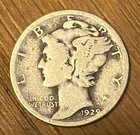 1929 Mercury Dime Philadelphia Great Depression Era 90% Silver Liberty US Coin