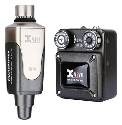 Digitales Wireless In-Ear Monitor System von XVive mit 1 Sender und 1 Empfänger