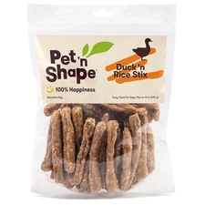 Pet 'n Shape Duck 'n Rice Stix Dog Treats - 1 lb - Natural, Protein-Rich