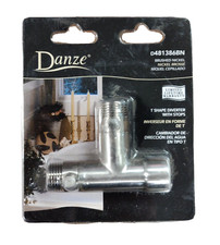 Danze D481386BN T Shape Diverter With Stops Brushed Nickel NEW
