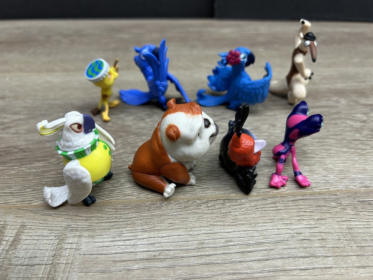 RIO 2 Fox Animation Movie PVC Figure Cake Topper Toy Lot Of 8 | eBay