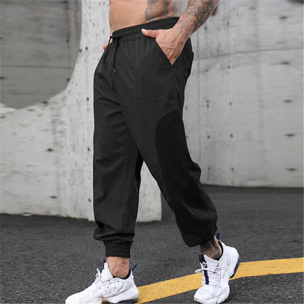 Mens Sweatpants Training Pants Workout Joggers Sports Casual Hip Hop Trousers