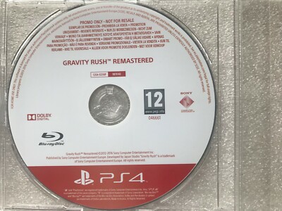  Gravity Rush Remastered PS4 PROMO seltene PlayStation 4/5 PS5 (VOLLES SPIEL)