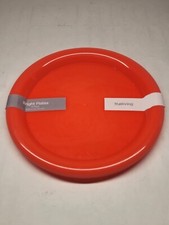 Bright Plastic Orange Plates, 4-ct. Packs PICNICS,BBQ,CAMPING FREE SHIPPING