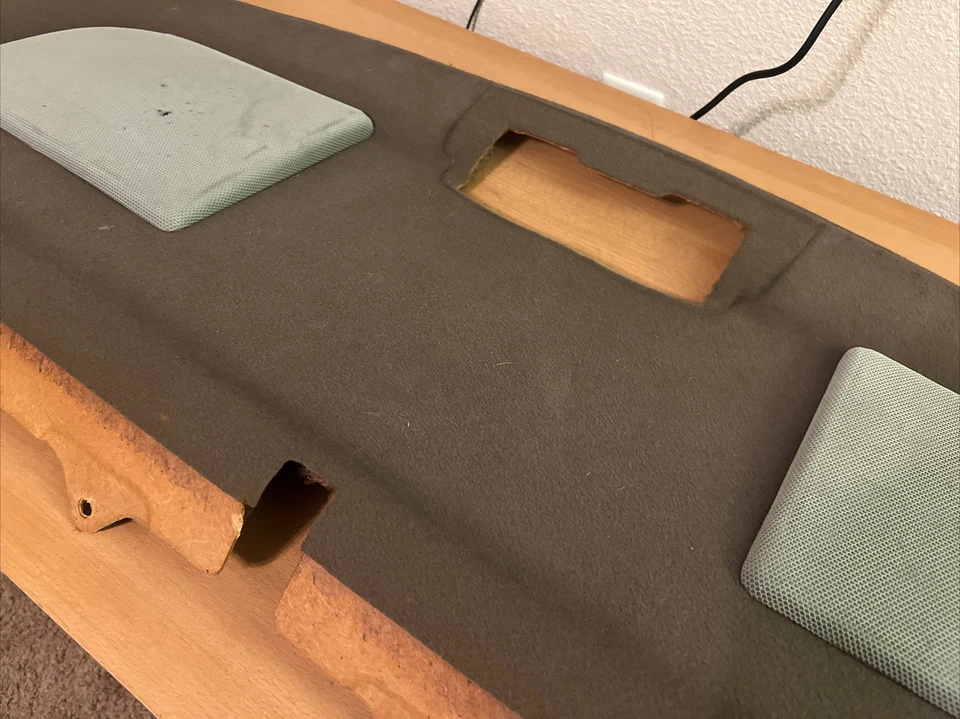 1992-1996 OEM Lexus ES300 Rear Speaker Trunk Deck Third Brake Cover Lid Trim TAN - Image 3 of 4
