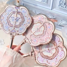 Flower Knows Butterfly Cloud Collar Hand Mirror 3 Colors NEW IN BOX