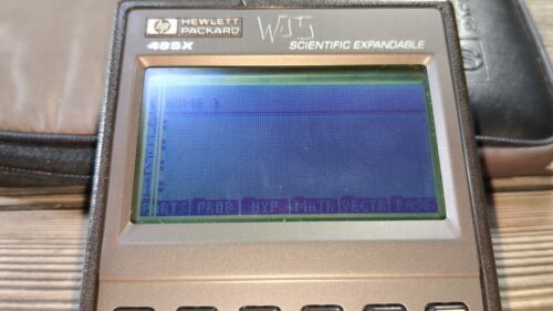 Calculadora científica expandible Hewlett Packard HP 48SX con estuche y manual - Imagen 7 de 18