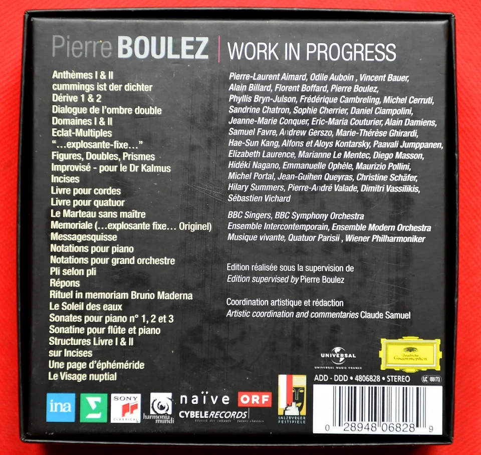 Pierre Boulez – Œuvres Complètes = Complete Works - BOX SET - 13 CD - DG - Bild 3 von 4
