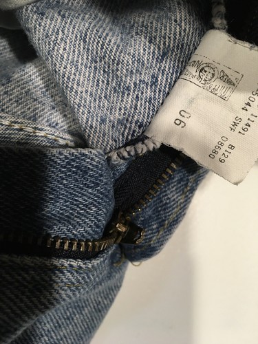 VTG 80s 90s LEE Jeans Boys Kids Blue Denim USA made 12 Reg 24x26 - Picture 4 of 8