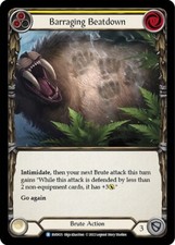 Flesh And Blood Yellow Barraging Beatdown