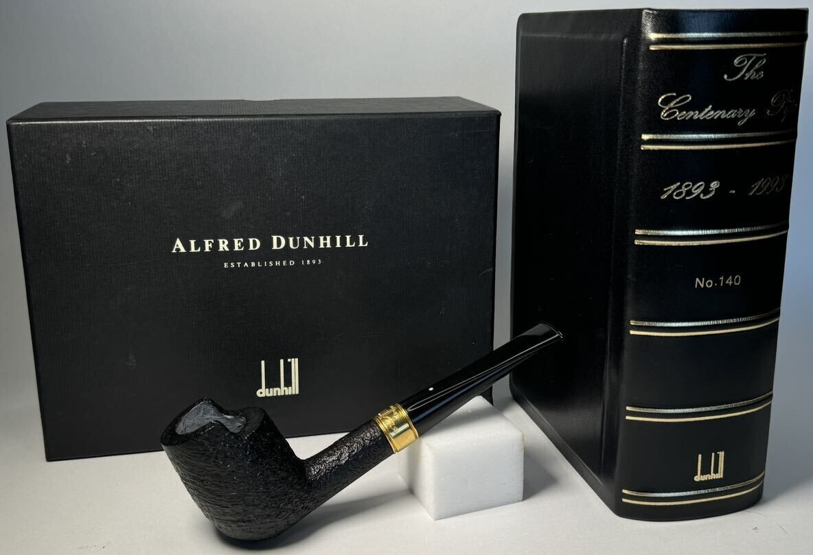 dunhill pipe 350 black CENTENARY 1893-1993 with box | eBay