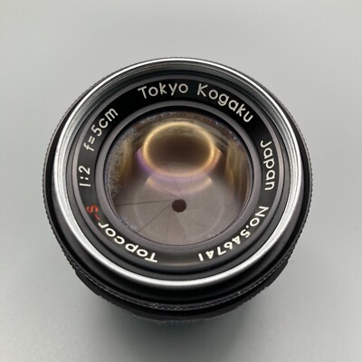 EXC+5] Tokyo kogaku Topcor S 5cm 50mm f/2 L39 LTM Leica