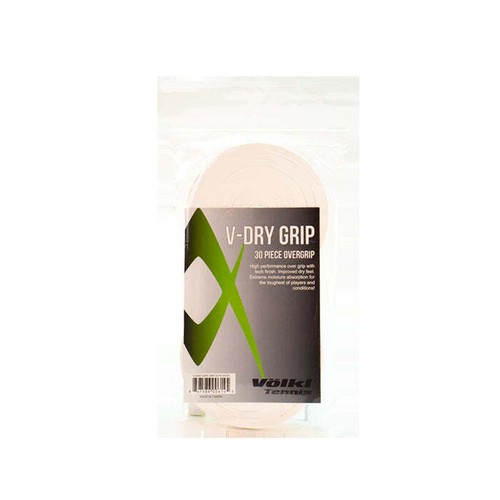 Volkl V-Dry Over Grip Tennis Racquet Bulk - 30 Pack - White - Picture 3 of 4