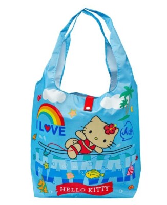 NWT Hawaii Hello Kitty Sanrio Reusable Foldable Shopping Totes