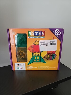 Tytan Magnetic Building Tiles with STEM Certification - 60 Piece