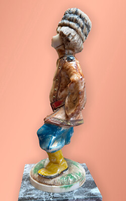 Vintage Fontanini dancing boy Figurine Genuine Carrara Marble