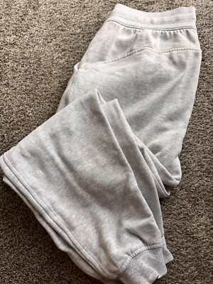 Lululemon Athletica Scuba High Rise Jogger Pants Light Grey