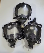 (3) Scott Gas Mask - Used