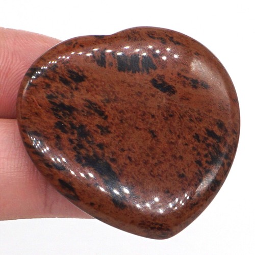 Heart Oval Thumb Worry Stone Healing Crystal Pocket Palm Stone Chakra Meditation - Imagen 60 de 141