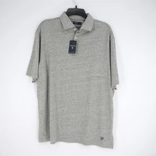 Cremieux Classics Men's Polo Shirt L Large Gray Heather NWT $79.50