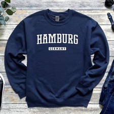 Hamburg Sweatshirt  Hamburg Germany Crewneck Sweatshirt  HafenCity Deutschland