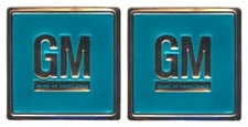Chevrolet 1967 "GM MARK OF EXCELLENCE" Embossed Door Emblem / Label