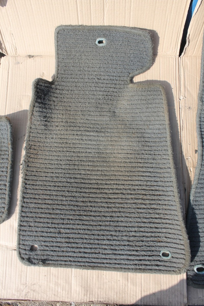 GENUINE BMW E34 FLOOR MATS VELOUR COUNTRY ANTHRAZIT GREY COMPLETE