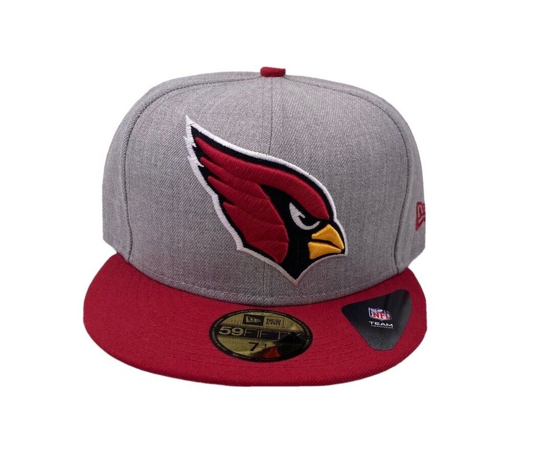 New Era Arizona Cardinals grey/red NFL 59FIFTY Fitted Hat cap | eBay