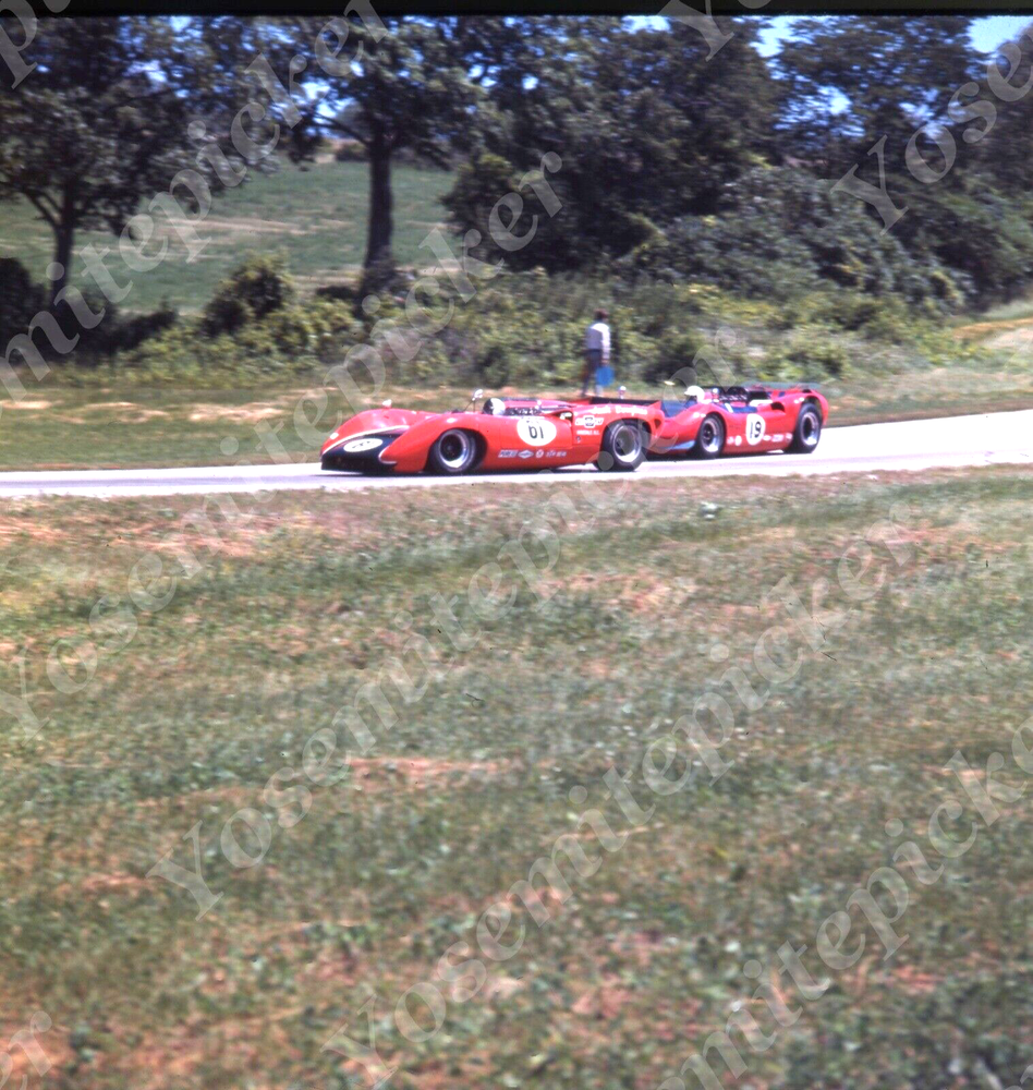A20  Original slide 1960's Lola race cars Jack Douglass 922a