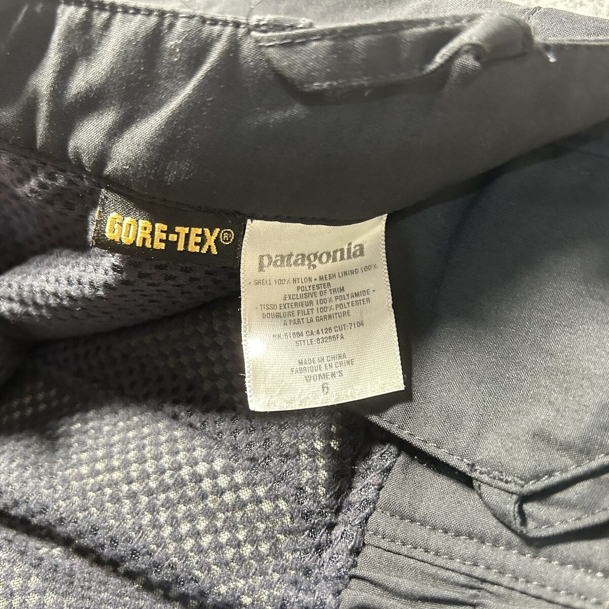 Patagonia Gore Tex XCR Ski Snow Pants Black Shell Snowboard Patagonia Gore Tex XCR Ski Snow Pants Black Shell Snowboard
