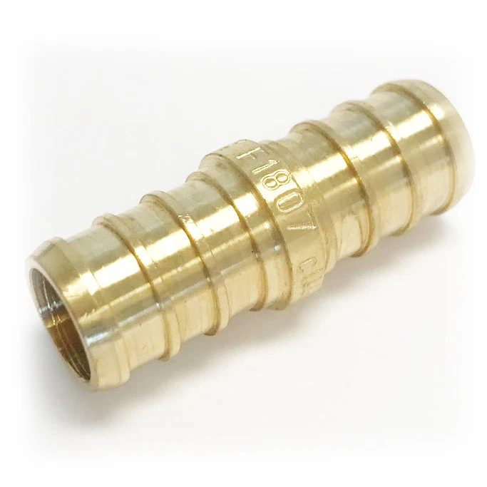 150 PCS 1/2" PEX Crimp Brass Fittings Elbow,Coupling,Tee (50 PCS/EACH) Lead Free - Image 2 of 4