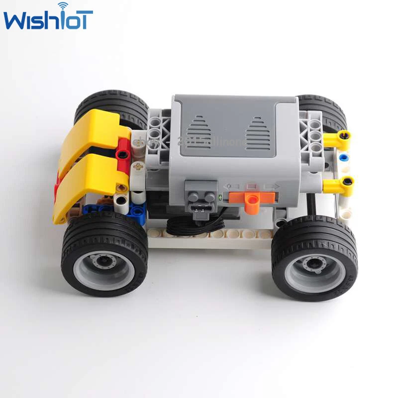 68PCS MOC Car Kit Technics Power Functions M Motor AA Battery Box with Wheels - Image 3 of 4